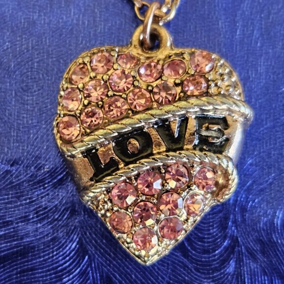 🩷🌹Betsey Johnson 2-Chain LOVE Heart Necklace - EPC🌹🩷 - Picture 14 of 16